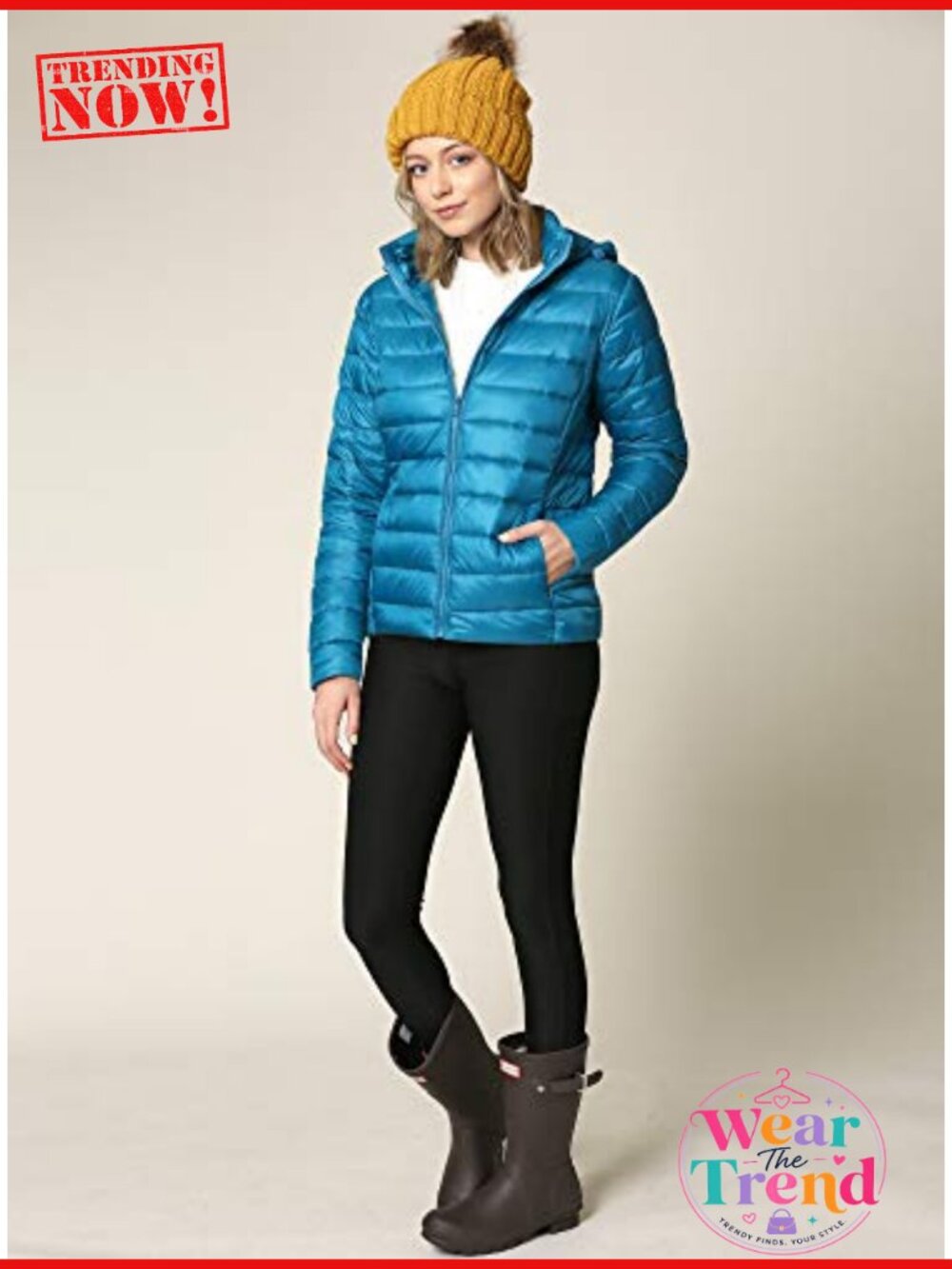 Packable Ultra Light Weight Down Jacket Removable Hood - Picture 2 of 5